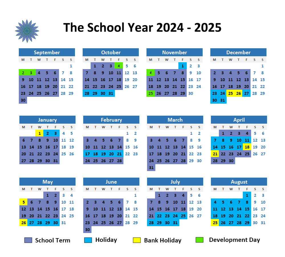 Calendar Mayfield Grammar School Gravesend